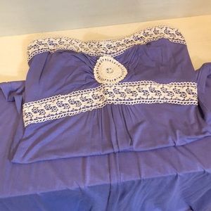 Women’s Long Strapless Dress